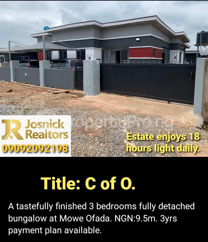 3 bedroom House for sale Ofada Obafemi Owode Ogun