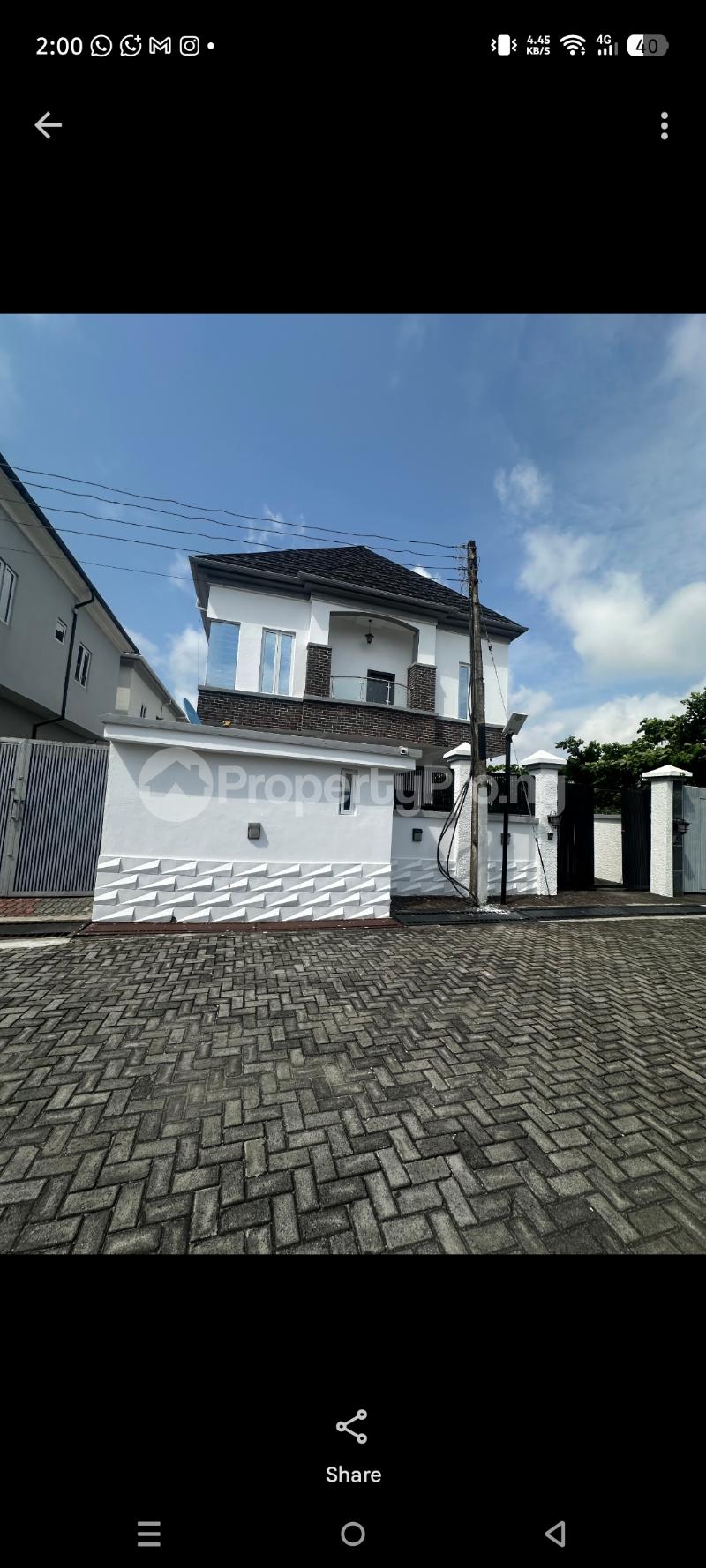 5 bedroom House for rent chevron Lekki Lagos