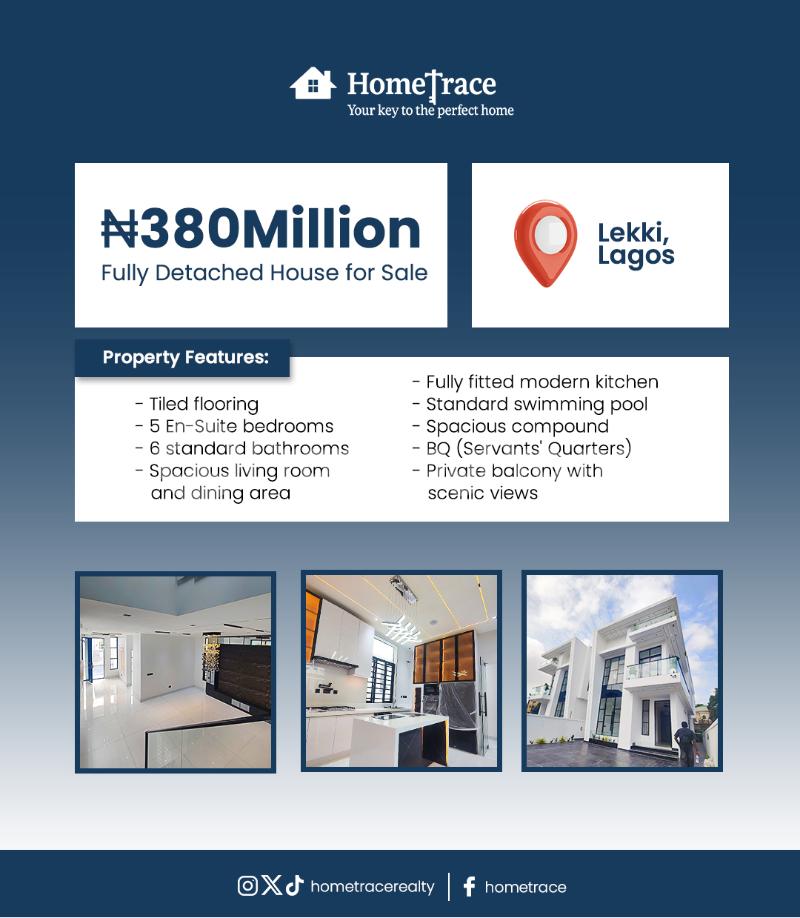 5 bedroom House for sale Lekki Lagos