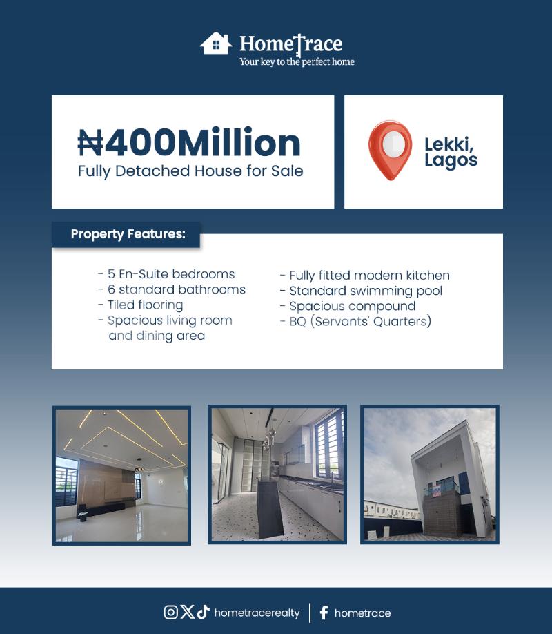 5 bedroom House for sale Lekki Lagos