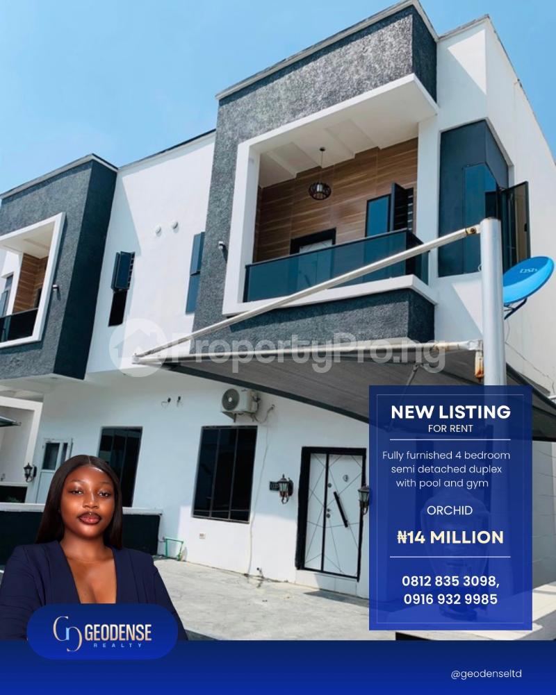 4 bedroom House for rent Orchid Lekki Lagos