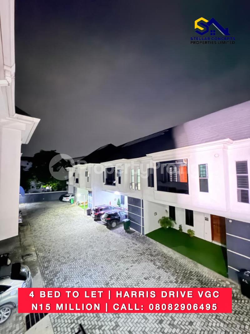 4 bedroom House for rent Harris Drive Vgc VGC Lekki Lagos