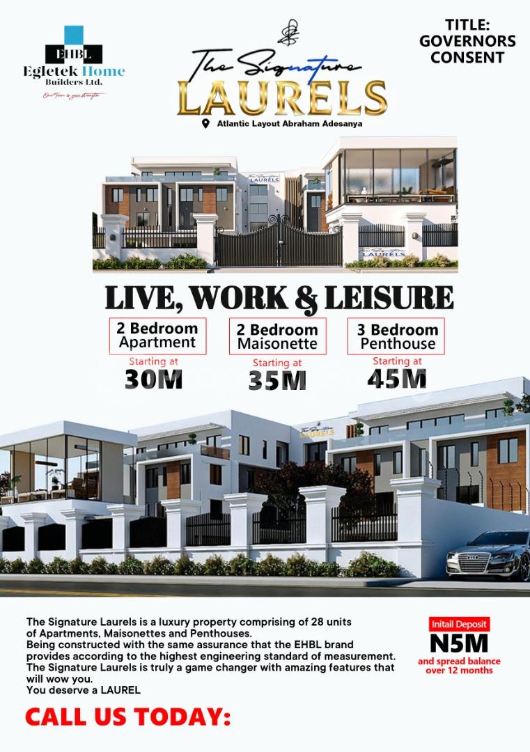 2 bedroom Flat / Apartment for sale Lagos Business School/ General Paint/ Ahmed Musa Stadium Off Lekki-Epe Expressway Ajah Lagos