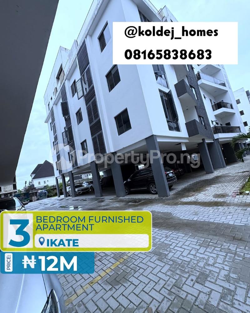 3 bedroom House for rent 3 Bedroom Apartment For Rent Ikate Lekki Lagos