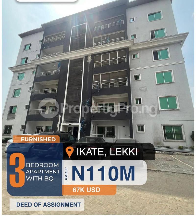 3 bedroom Flat / Apartment for sale Ikate Elegushi Lekki Lekki Lagos