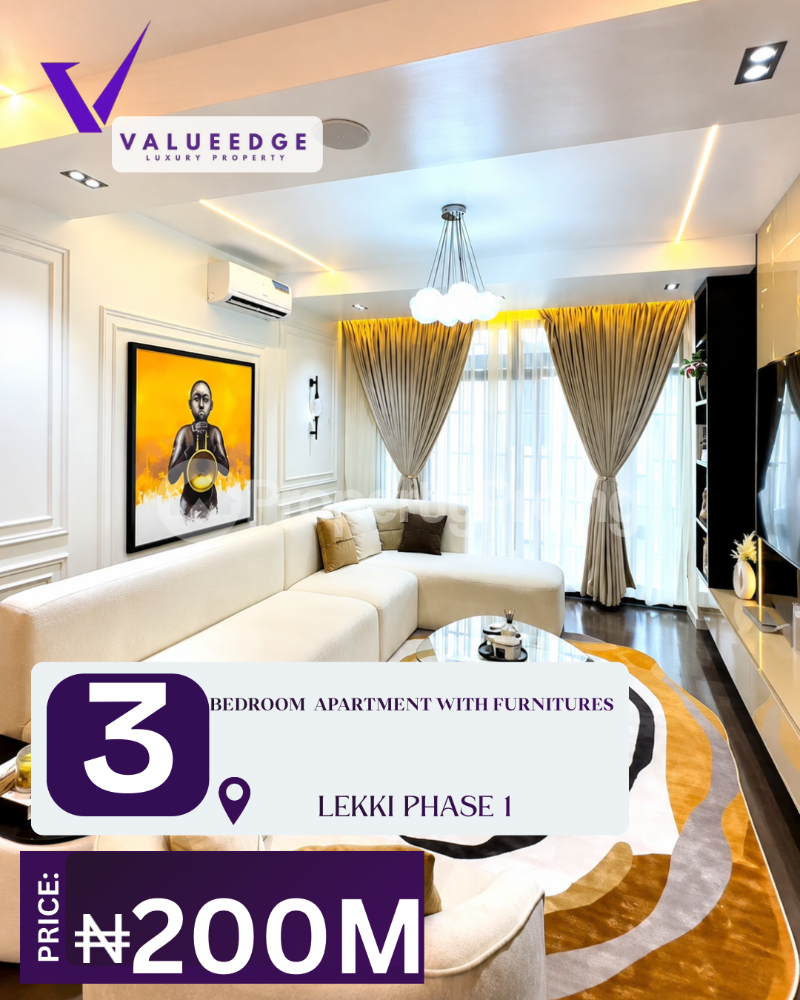 3 bedroom Flat / Apartment for sale Lekki Phase 1 Lekki Lagos