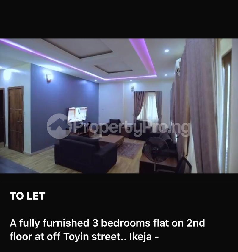 3 bedroom Flat / Apartment for rent Off Toyin Street Toyin street Ikeja Lagos