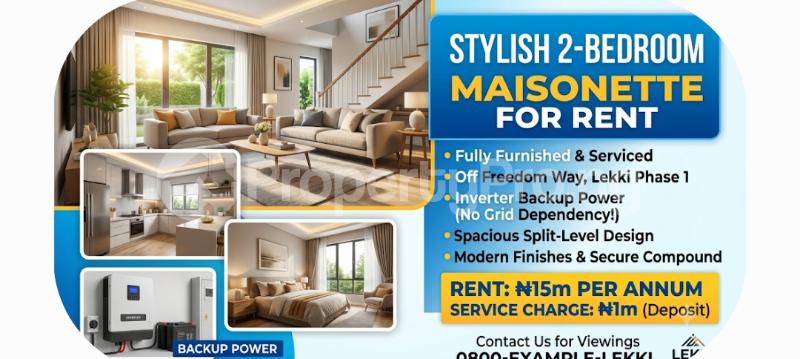 2 bedroom House for rent Off Freedom Way Lekki Freedom Way Lekki Lagos