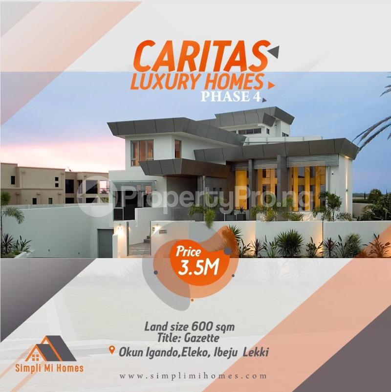 Land for sale Caritas Luxury Homes Phase 4 Eleko Ibeju-Lekki Lagos - 0