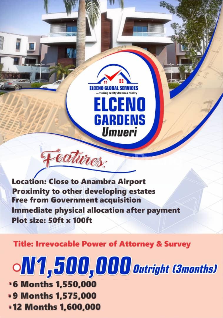Land for sale Elceno Garden Very Close To Anambra International Cargo Airport Anambra Anambra