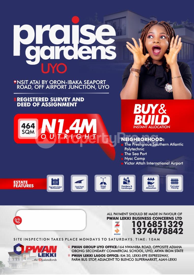 Land for sale Victor Attah International Airport Nsit Atai Akwa Ibom