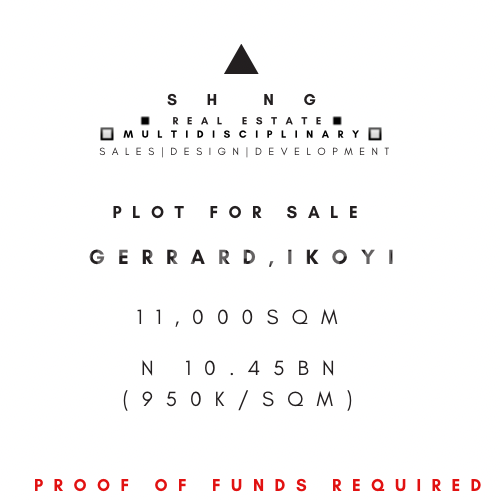 Land for sale Ikoyi Lagos