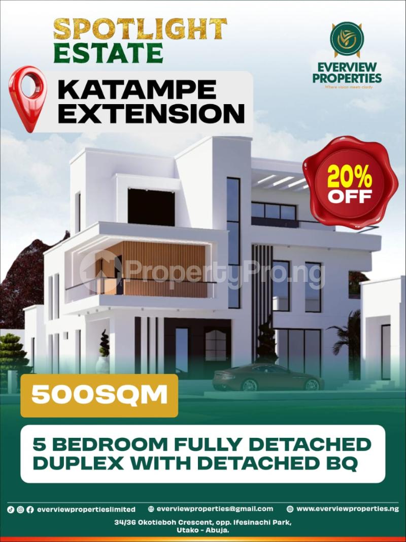 5 bedroom Land for sale Plot No. 50 Cadastral Zone F03, Usman District, Opposite Mshel Harmony Katampe Extension Katampe Abuja - 6