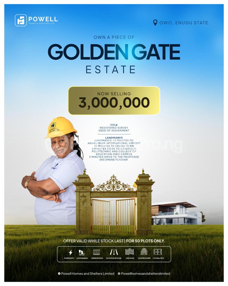 Land for sale Owo Emene Enugu Enugu