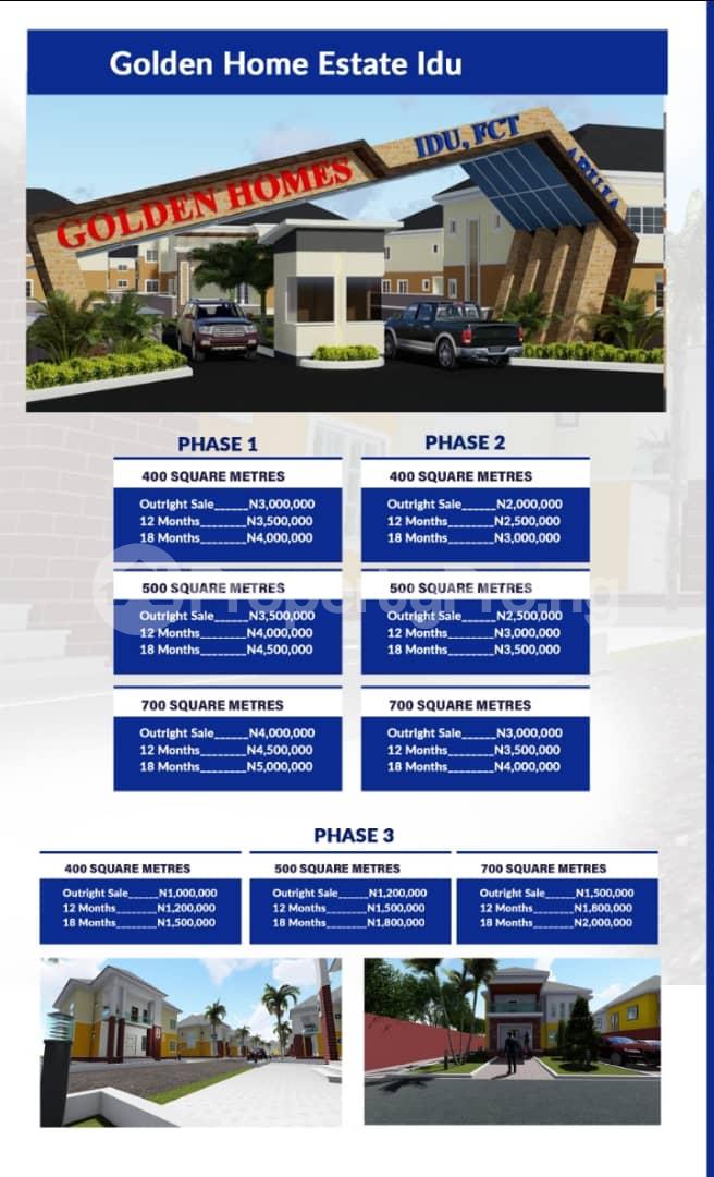 Land for sale Idu Abuja