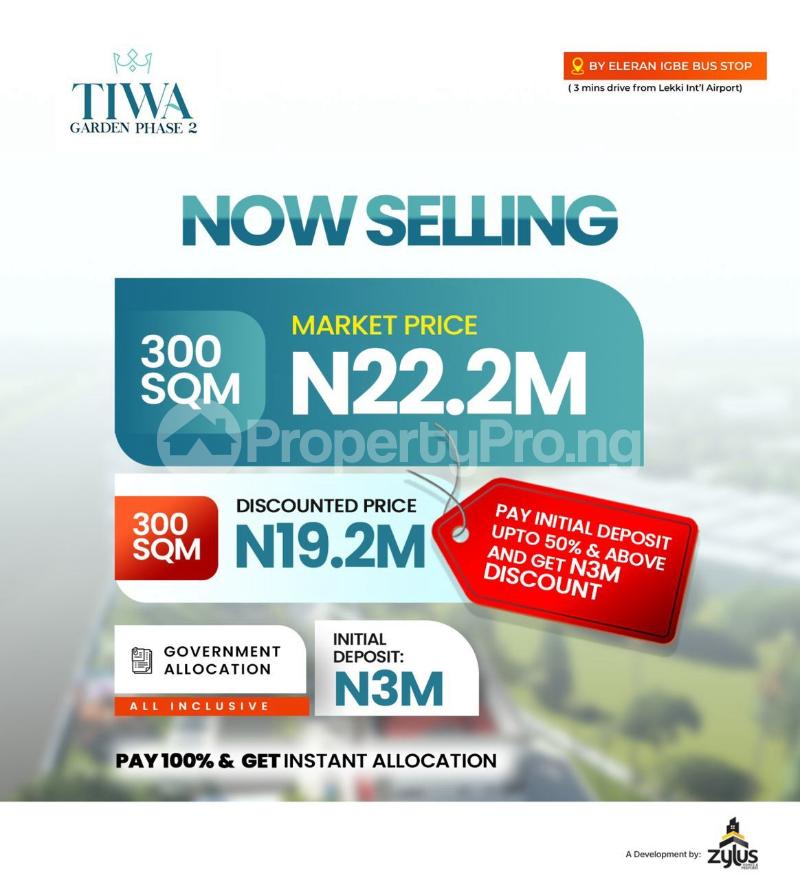 Land for sale Tiwa Garden Phase 2 Eleranigbe Ibeju-Lekki Lagos - 6