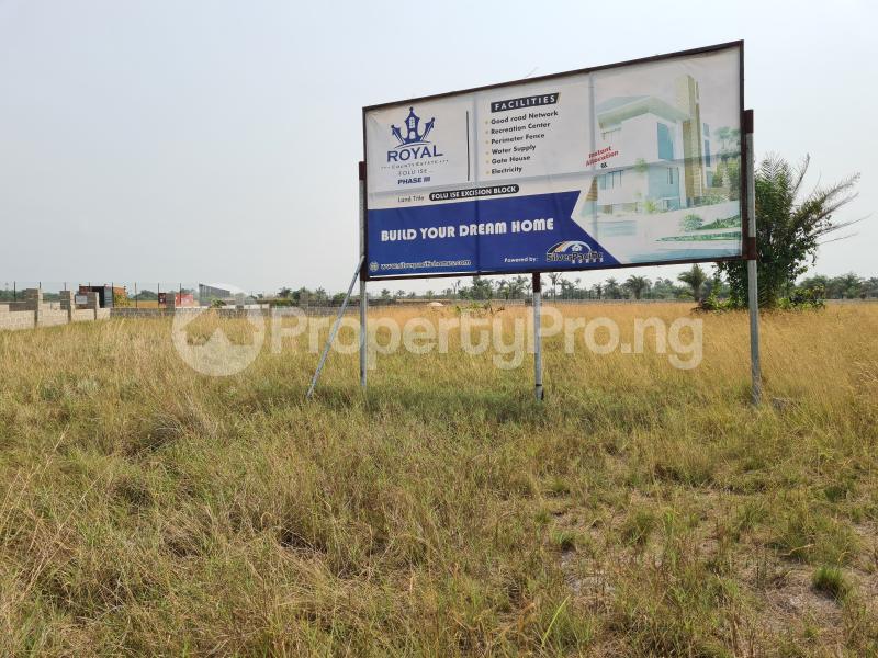 Land for sale 5 Minutes From La Campagne Tropicana, Folu Ise Community Ise town Ibeju-Lekki Lagos - 2