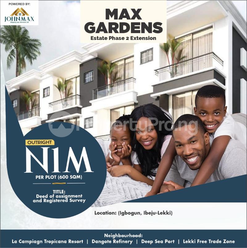 Land for sale Off La Campaign Tropicana Beach Resort,ibeju,lekki. Lekki Phase 2 Lekki Lagos - 0