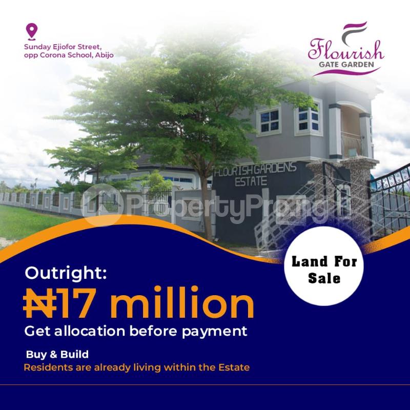 Land for sale Sunday Ejiofor Street Abijo Igbo-efon Lekki Lagos