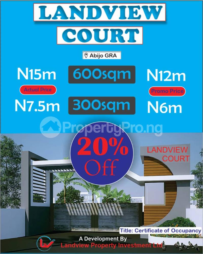 Land for sale Landview Court Abijo Gra Ajah Ajah Lagos - 0