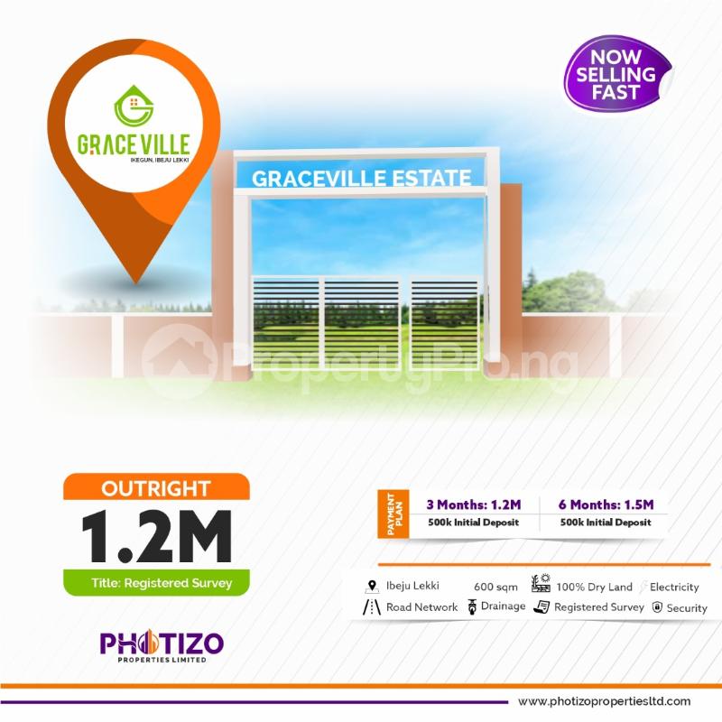 Land for sale 30 Minutes After Dangote Refinery Ise town Ibeju-Lekki Lagos