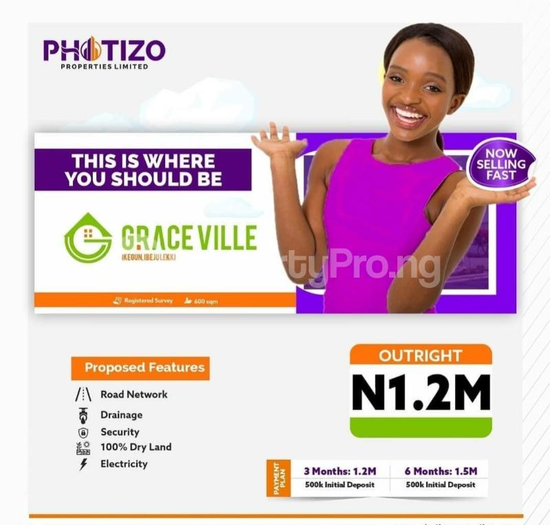 Land for sale Ikegun Ibeju-Lekki Lagos