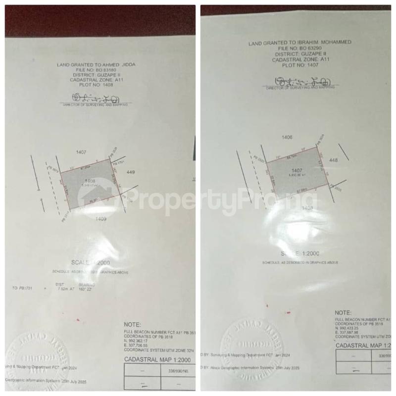 Land for sale By Gilmore Guzape Abuja - 0