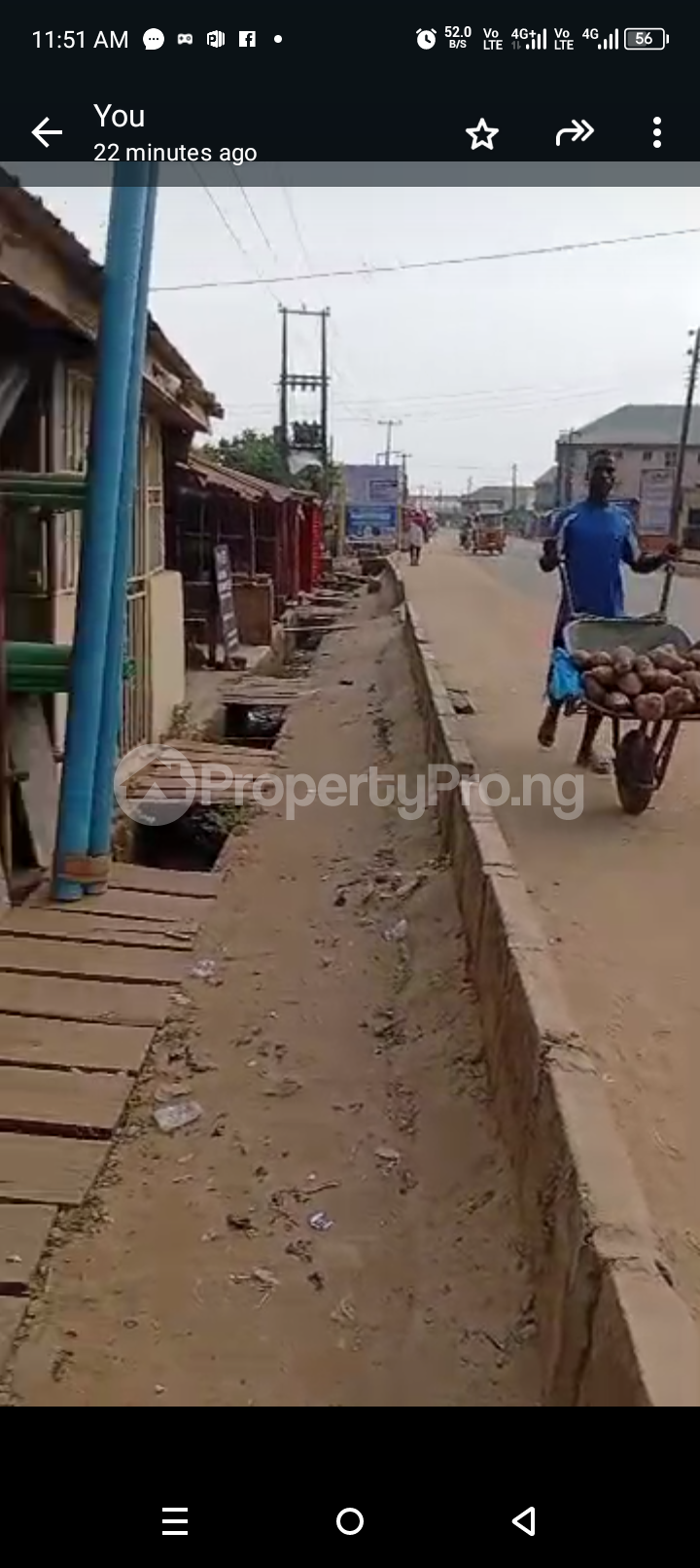 Land for sale Adesan Olu Road, Mowe Obafemi Owode Ogun