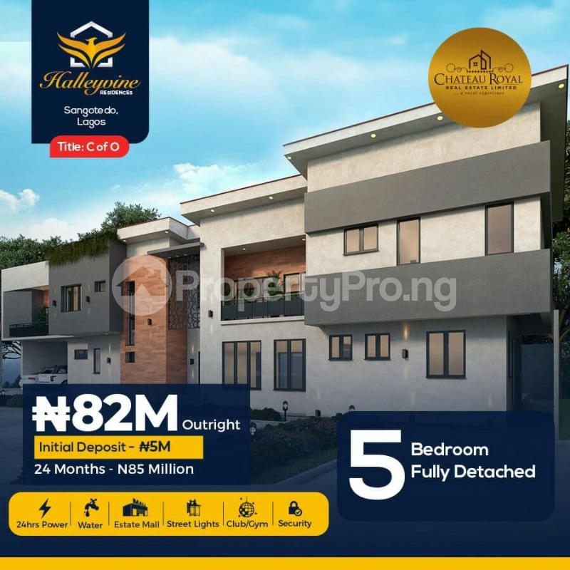 5 bedroom House for sale Monastery road Sangotedo Lagos