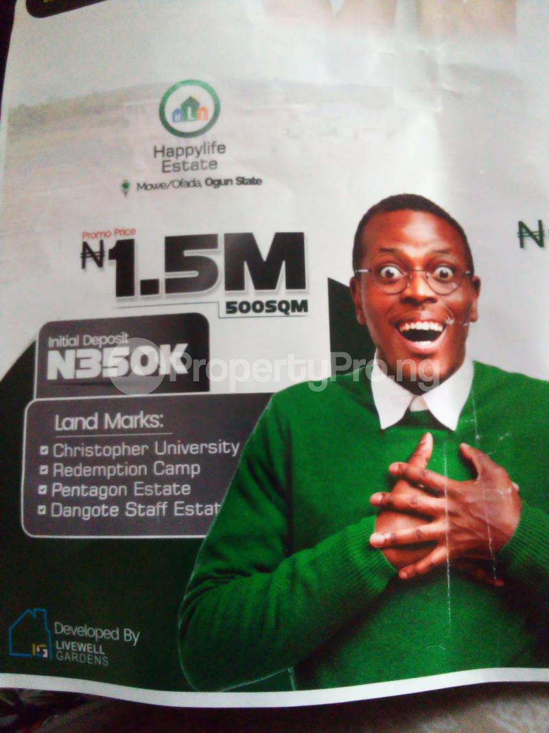 Land for sale Mowe Ofada Agbara Agbara-Igbesa Ogun