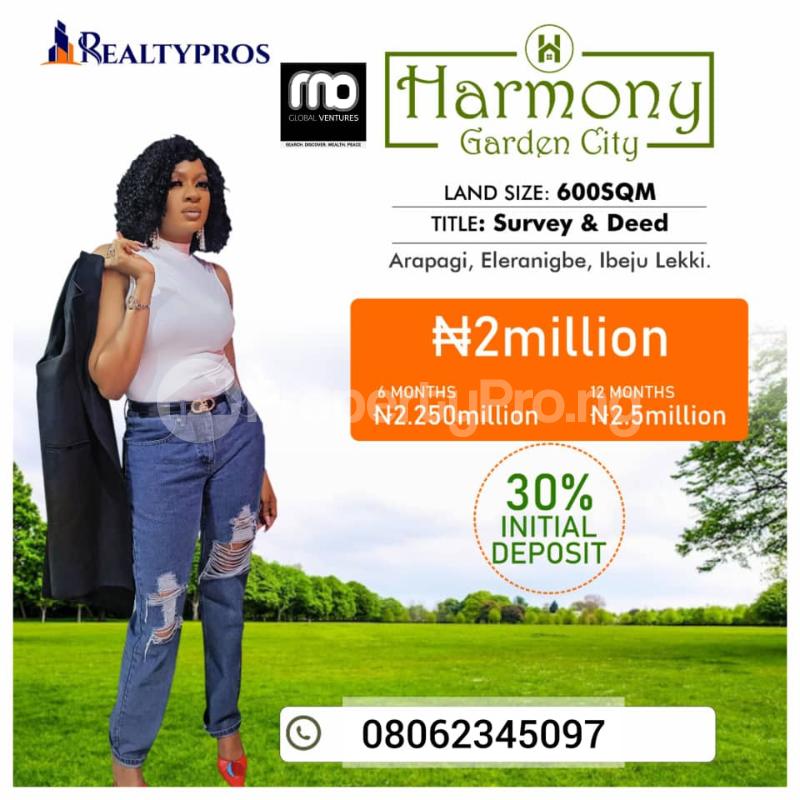 Land for sale Eleranigbe Ibeju-Lekki Lagos