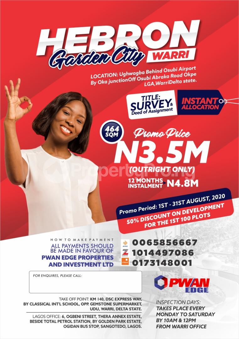 Land for sale Okpe Delta