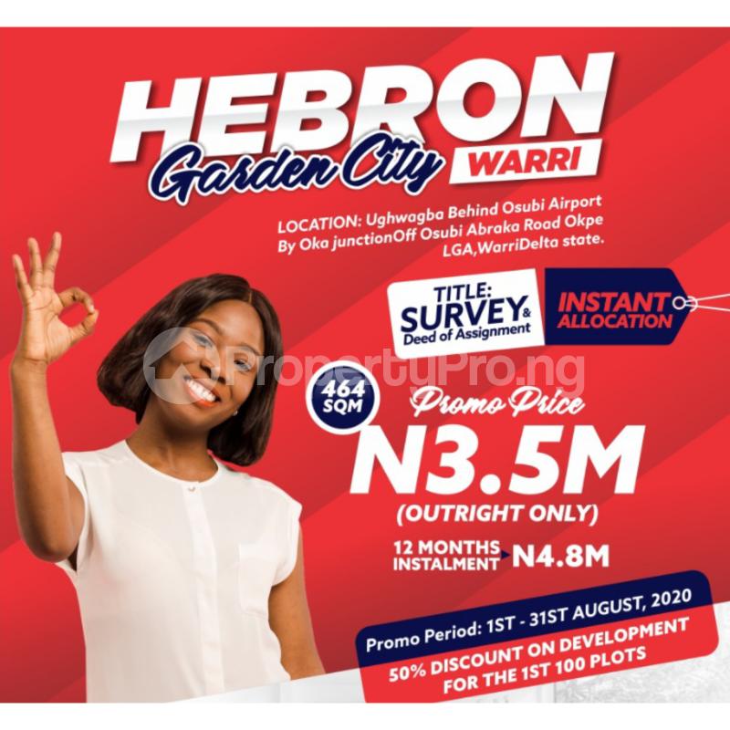 Land for sale Okpe Delta