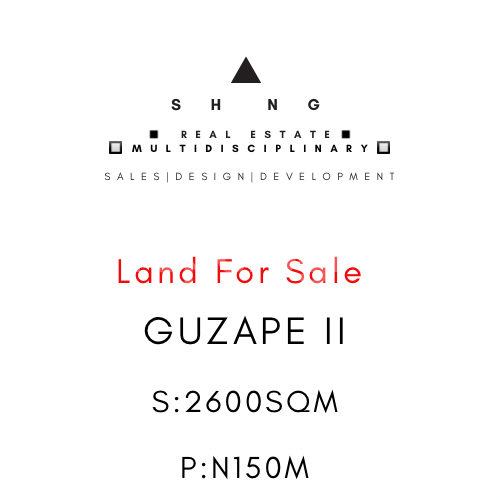 Land for sale Guzape Abuja