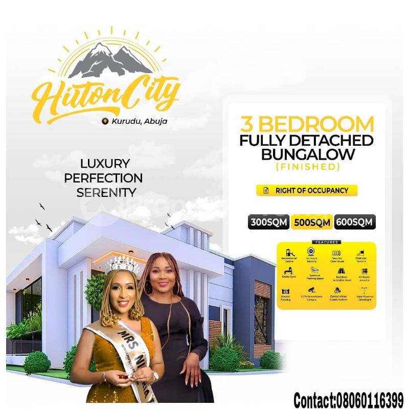 3 bedroom Land for sale Army Post Housing Scheme, Deeper Life Ground, La Vogue British International School, Police Housing Estate, Kurudu Abuja