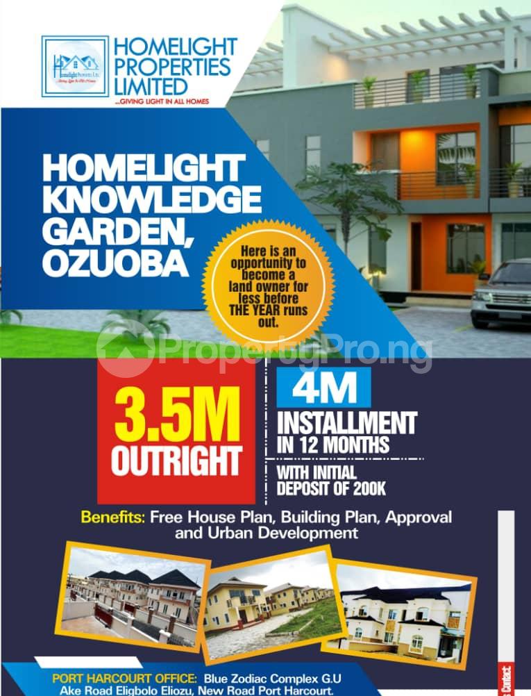 Land for sale Rumoukparali Obia-Akpor Port Harcourt Rivers