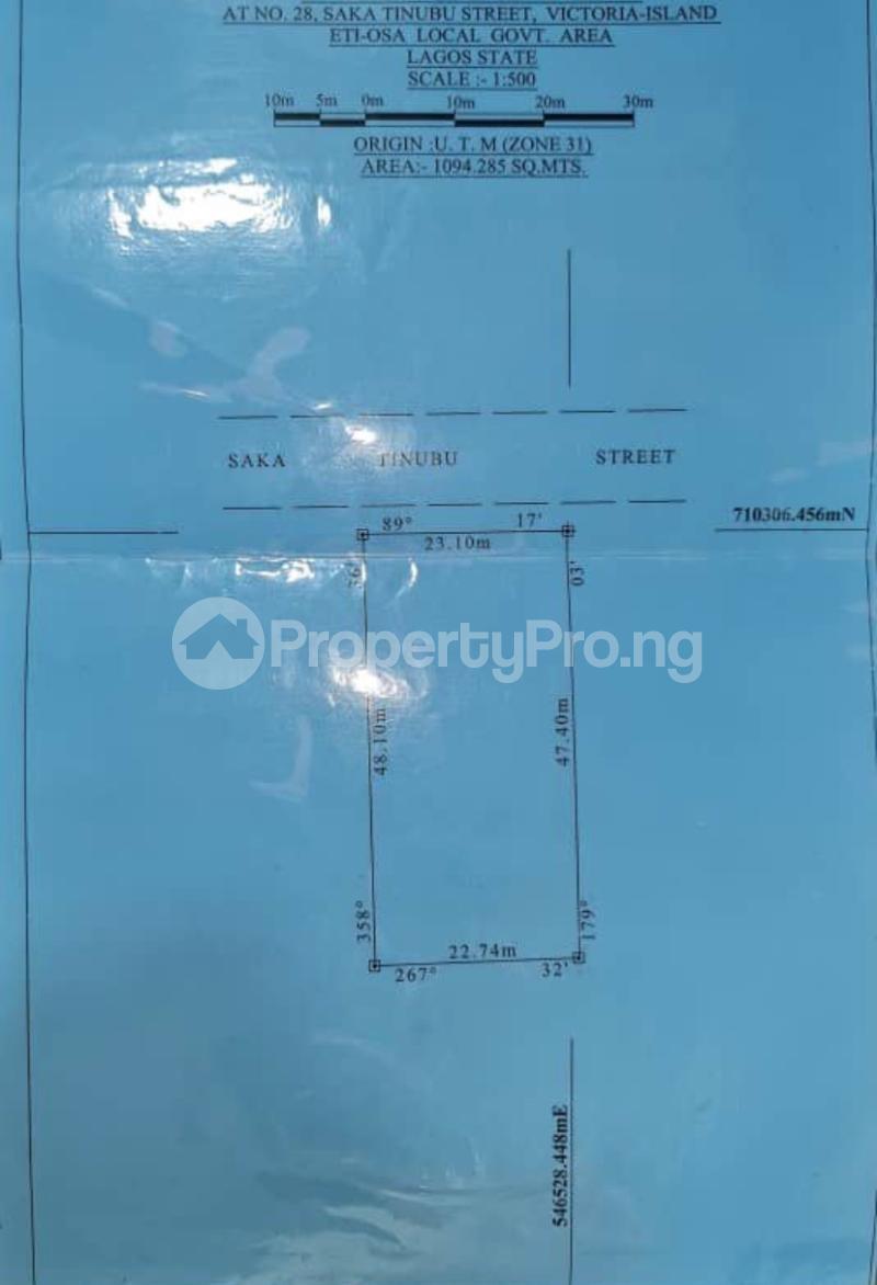 Land for sale Lagos Saka Tinubu Victoria Island Lagos