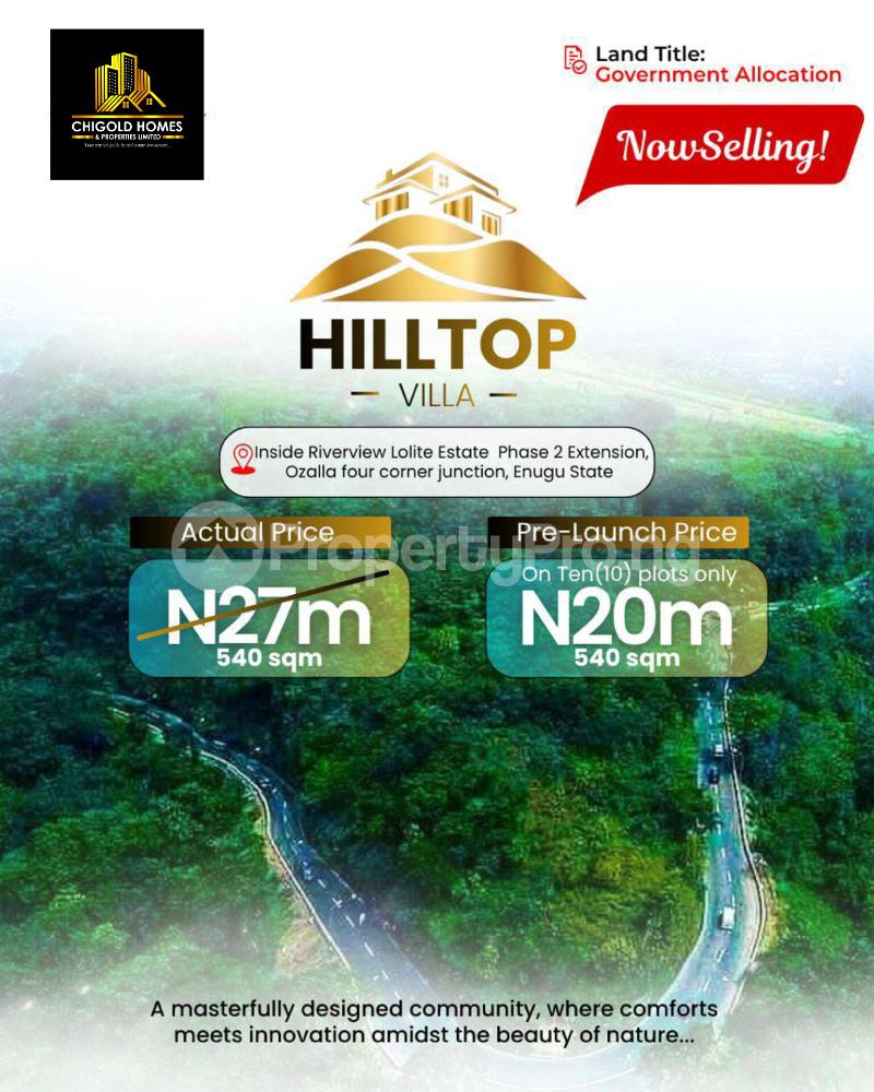 Land for sale Esut, Unth, 4 Corner Junction Enugu Enugu - 0