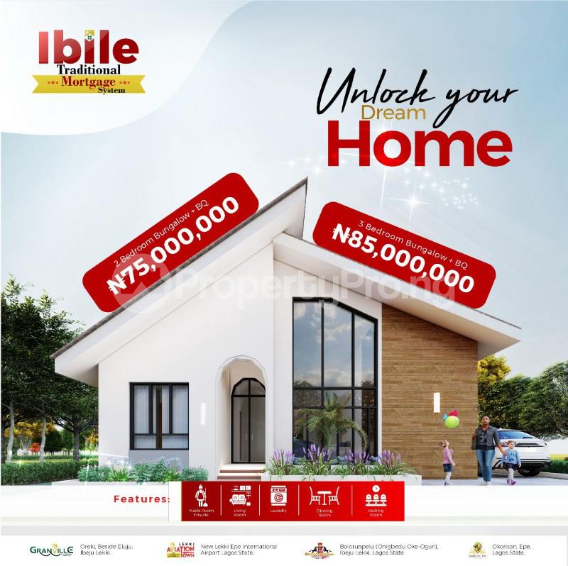 3 bedroom House for sale Idera Housing Schem Along Lekki Expressway Lekki Lagos