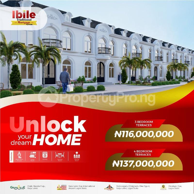 3 bedroom House for sale Idera Housing Schem Along Lekki Expressway Lekki Lagos