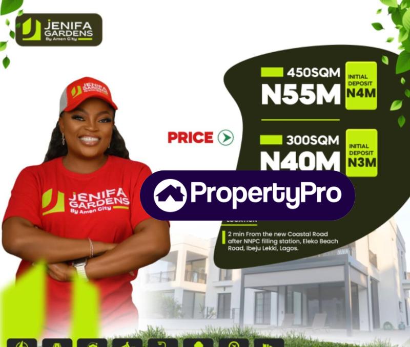 Land for sale Jenifa Gardens, Eleko, Ibeju-Lekki Lagos