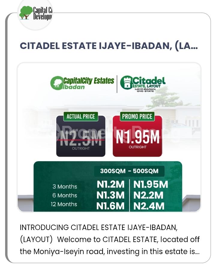 Land for sale Ibadan Oyo - 1