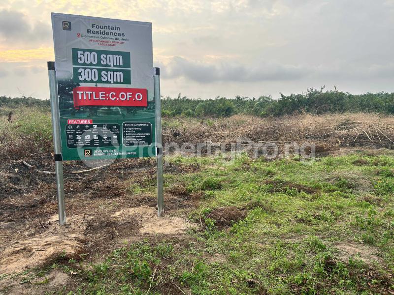 Land for sale Residence Estate In Olomowewe Oshoroko Close To Dangote Refinery Epe Road Epe Lagos