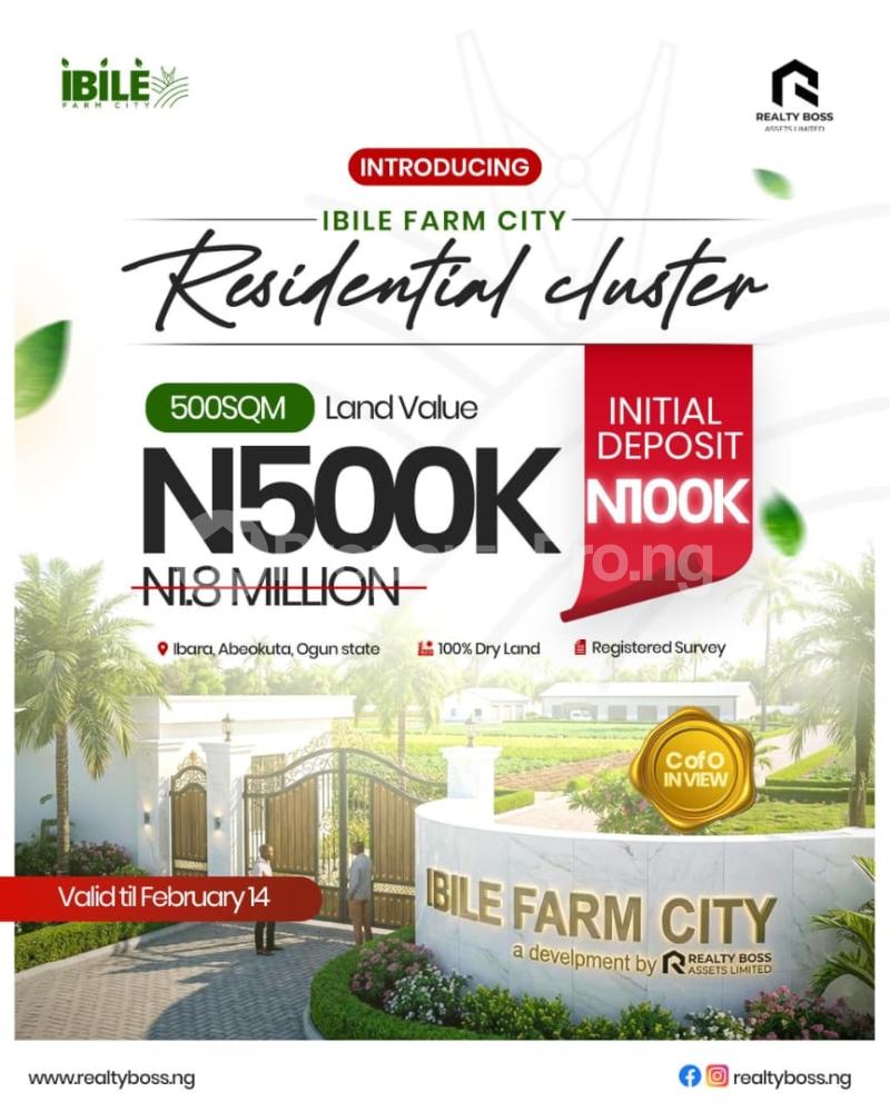 Land for sale Ibara Abeokuta Ogun