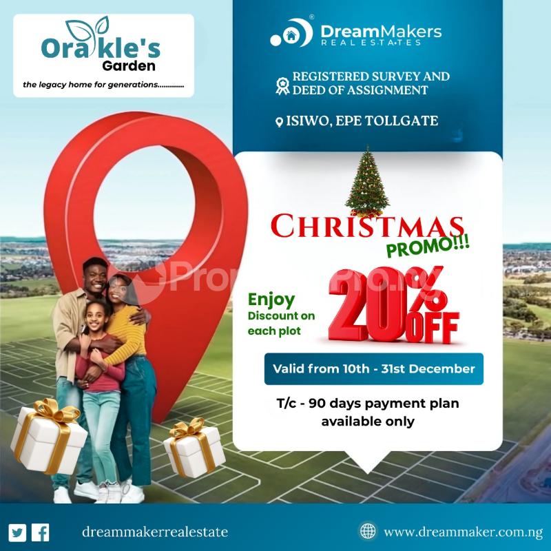 Land for sale Ibeju Ode Epe Expressway,close To Lagos State University Campus Epe Lagos