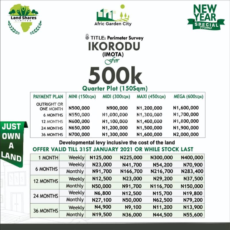 Land for sale   Ikorodu Lagos