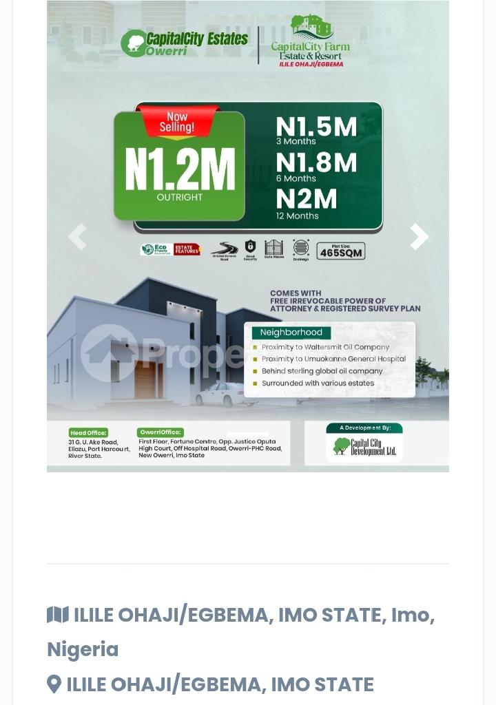 Land for sale Ohaji/Egbema Imo