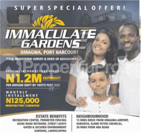 Land for sale Omagwa Port Harcourt Rivers