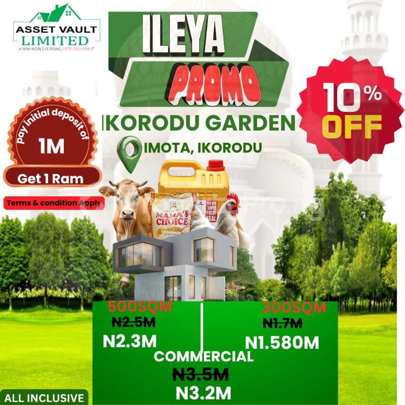 Land for sale Ikorodu Gardens Phase I With Perimeter Fencing Located In Imota Ikorodu Lagos