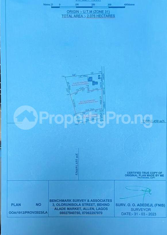 Land for sale Guiness Oba Akran Ikeja Lagos